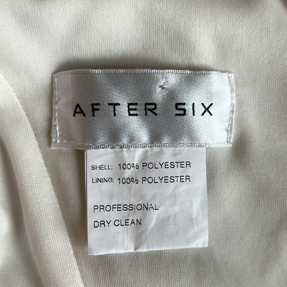 After Six Chiffon Draped One Shoulder Cocktail Weeding Guess Floral Maxi Size 12 - Picture 7 of 12